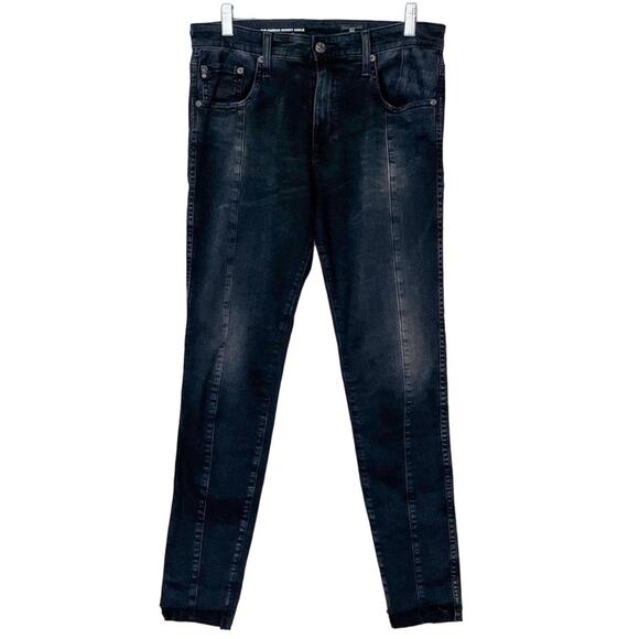 Ag Adriano Goldschmied Denim - AG Jeans Farrah Black Skinny Ankle Jeans, EUC, Size 29, MSRP $228